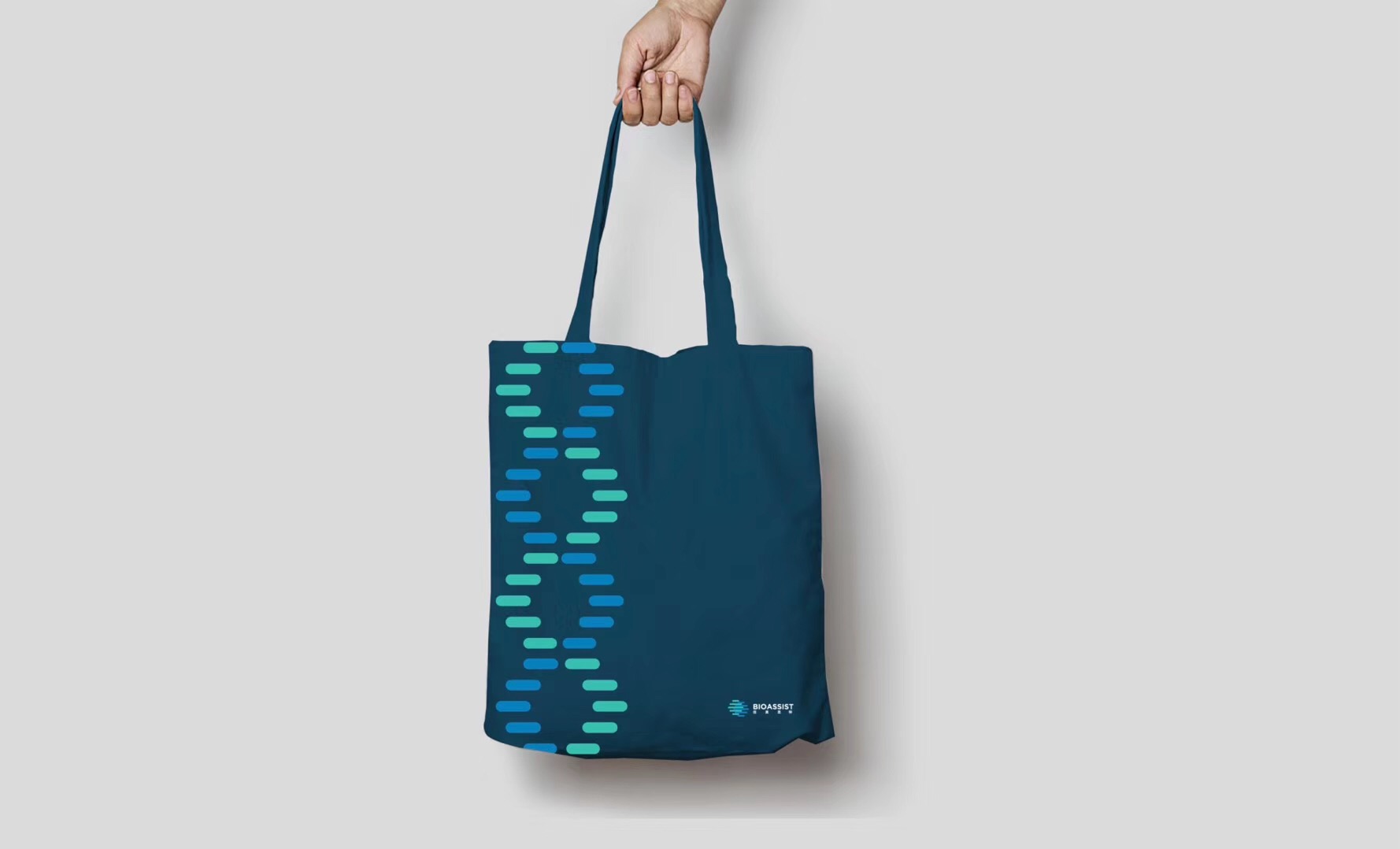 基因生物logo设计，基因检测vi设计，生物制药标识设计.jpeg