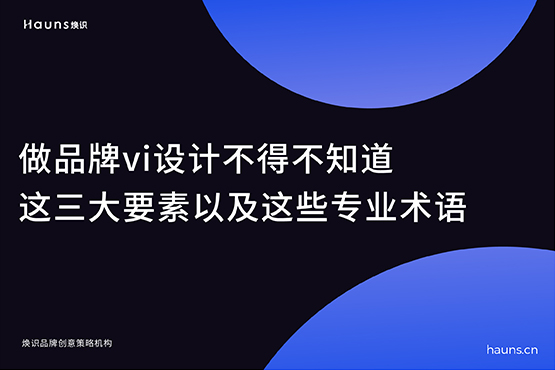 做品牌vi设计不得不知道这三大要素以及这些专业术语